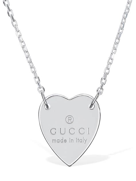 collana gucci cuore nero|Collana Gucci con Cuore Trademark .